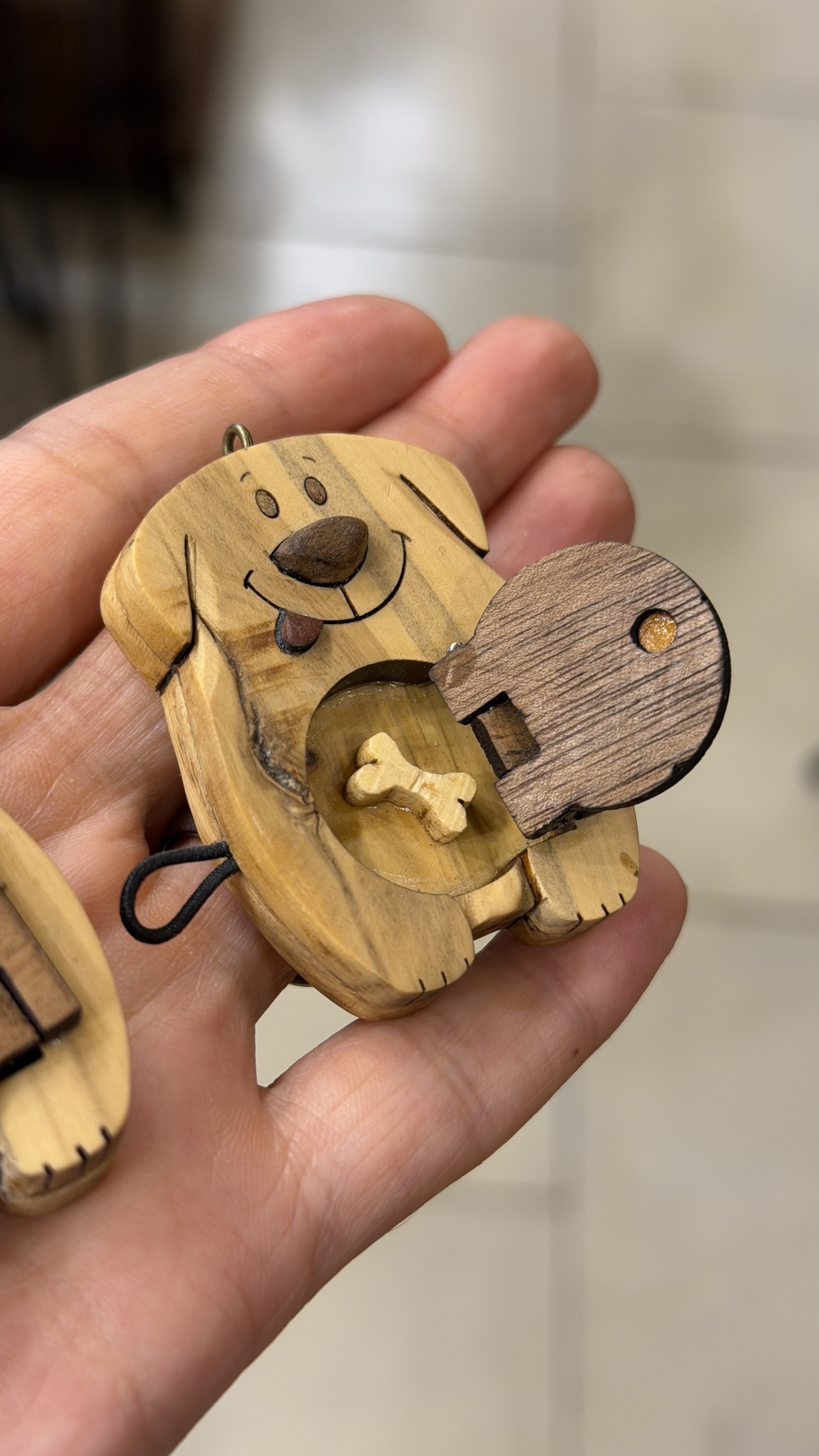 اویز چوبی هاپو🐶